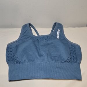 Gymshark Steel Blue Lace Sports Bra
